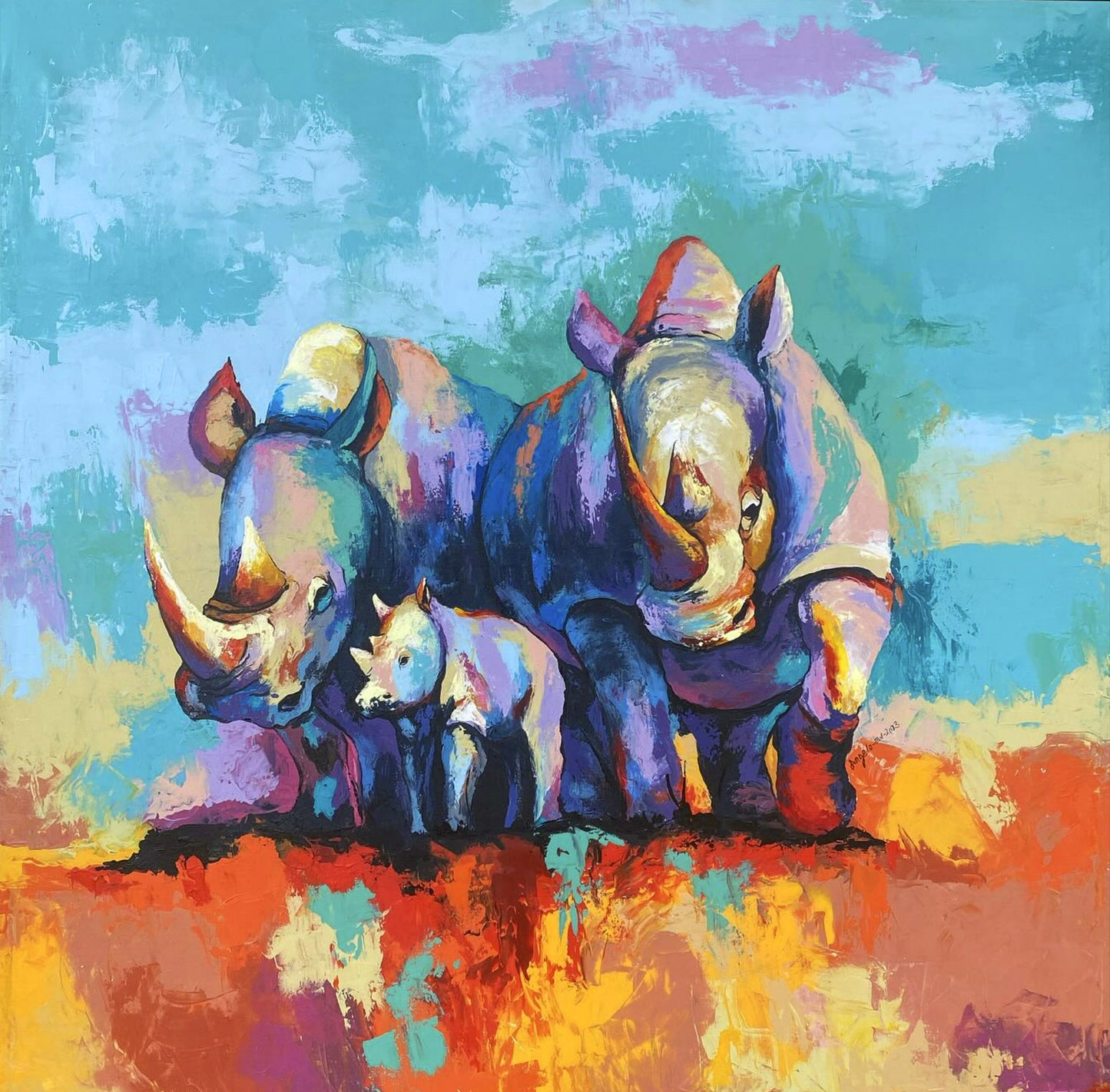 Rhino famly